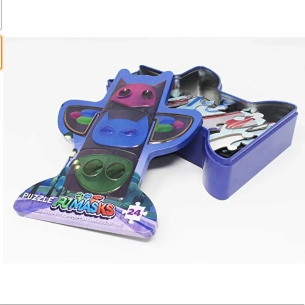PJ Masks 24-Piece Puzzle in Storage Tin NEW